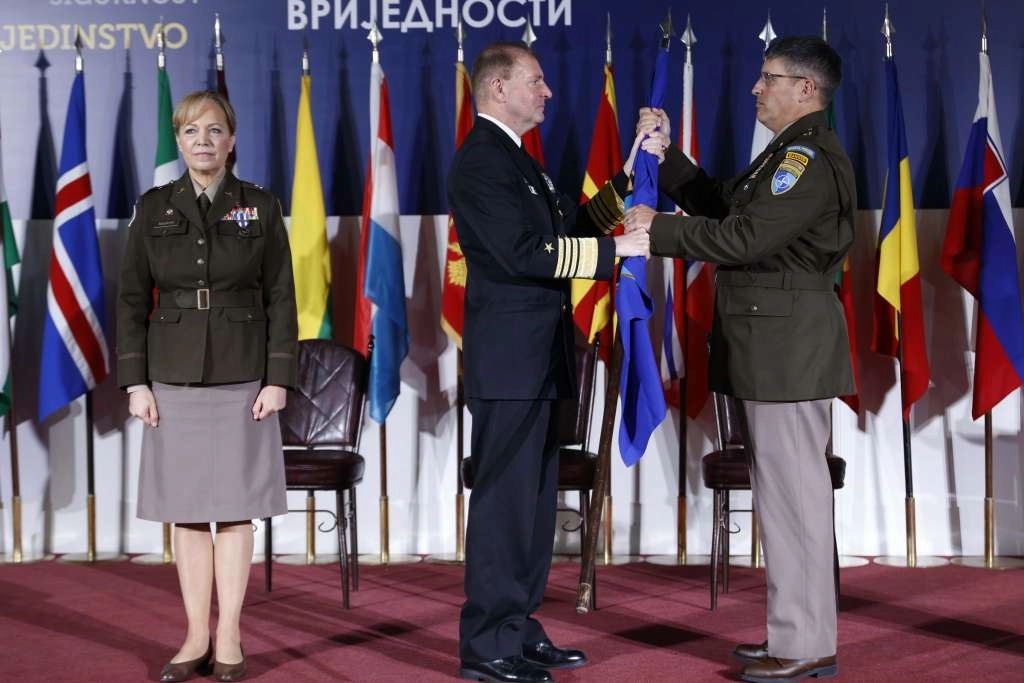 McGaha predala zapovjedništvo dužnost NATO Stožera Sarajevo generalu Valasu
